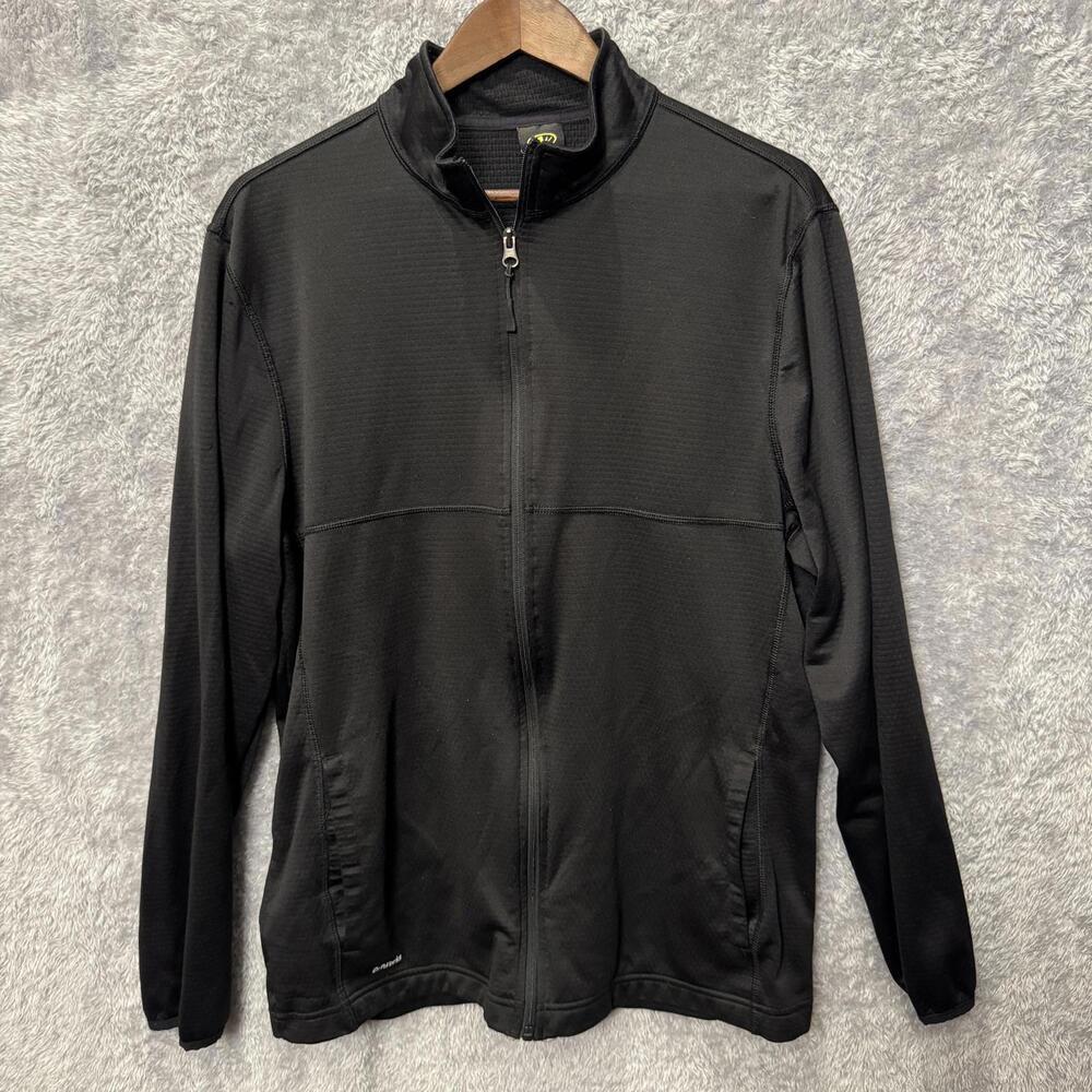 Men's Athletic Works Black Full-Zip Jacket Size L (42-44)
